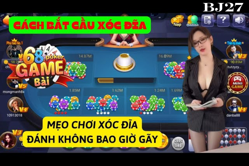 xóc đĩa , cách chơi xóc đĩa , tại nhà cái bj72 bj27